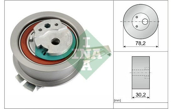 Poulie-tendeur, courroie de distribution 531 0929 10 Ina