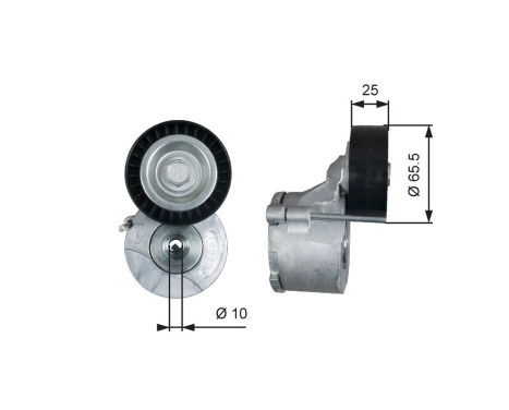 Poulie-tendeur, courroie trapézoïdale à nervures DriveAlign® T39281 Gates