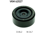 Poulie-tendeur, courroie trapézoïdale à nervures VKM 62027 SKF