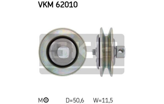Poulie-tendeur, courroie trapézoïdale VKM 62010 SKF, Image 2
