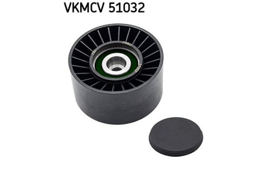 Rouleau de guidage/rouleau d'inversion, courroie trapézoïdale Poly VKMCV 51032 SKF
