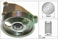Rouleau de guidage/rouleau de renvoi, courroie trapézoïdale Poly 532 0650 10 Ina