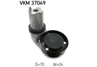 Rouleau de guidage/rouleau de renvoi, courroie trapézoïdale Poly VKM 37049 SKF