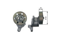 Tendeur de courroie, courroie trapézoïdale à nervures DriveAlign® T39154 Gates