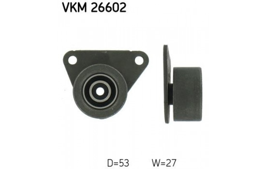 Poulie renvoi/transmission, courroie de distribution VKM 26602 SKF
