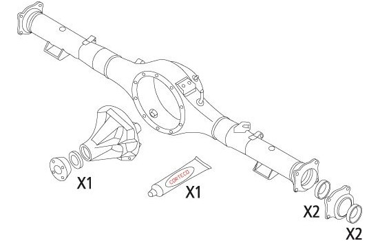 Jeu de joints d'étanchéité, différentiel