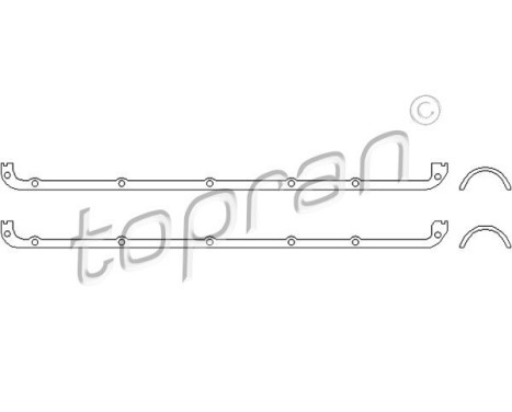 Jeu de joints d'étanchéité, couvercle de culasse