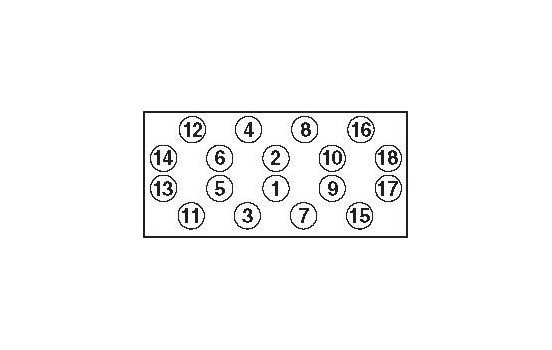 Jeu de boulons de culasse de cylindre