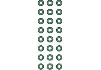 Jeu de joints d'étanchéité, tige de soupape