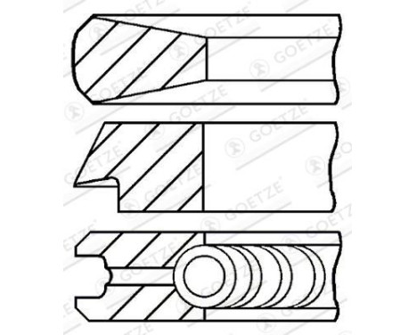 jeu de segments de piston
