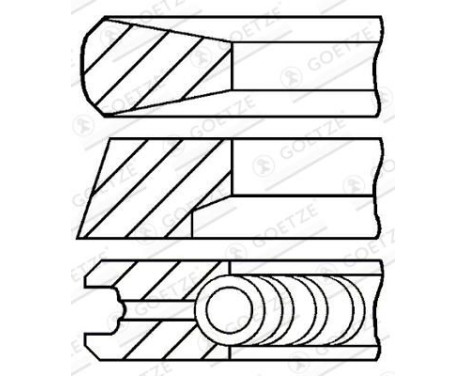 jeu de segments de piston