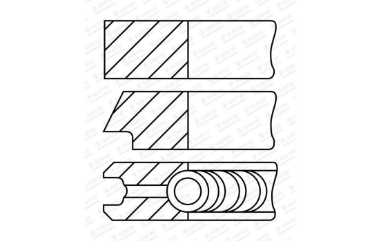 jeu de segments de piston, Image 3
