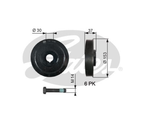Poulie, vilebrequin DriveAlign®
