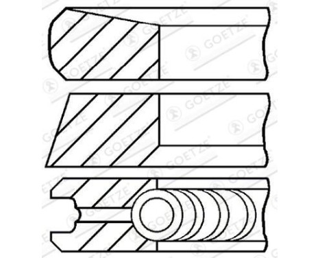 jeu de segments de piston