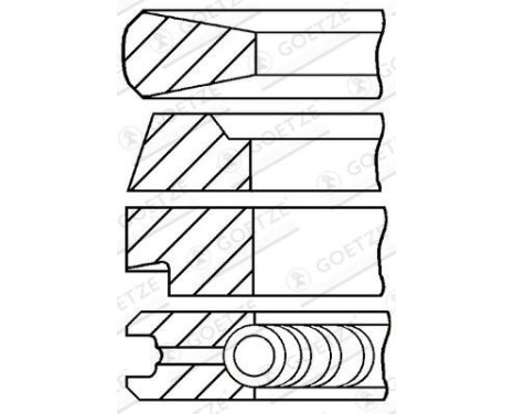 jeu de segments de piston