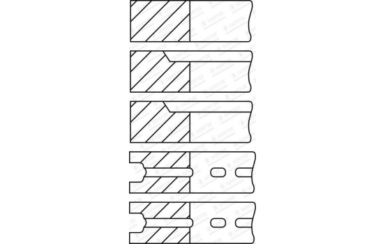 jeu de segments de piston, Image 2