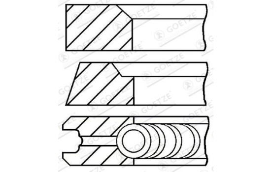 jeu de segments de piston