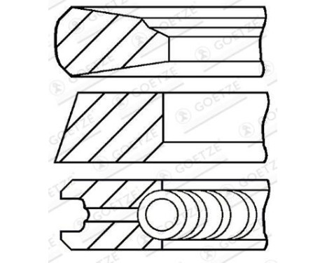 jeu de segments de piston