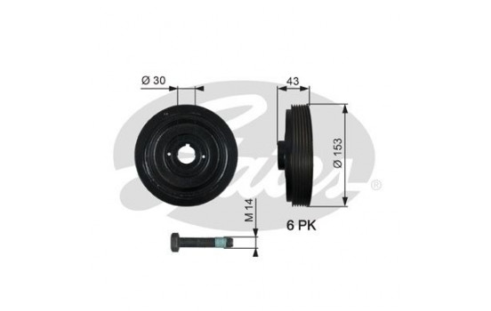 Poulie, vilebrequin DriveAlign®