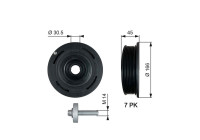 Poulie, vilebrequin DriveAlign®