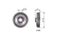 Poulie, vilebrequin DriveAlign®