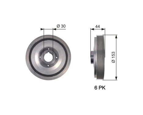 Poulie, vilebrequin DriveAlign®
