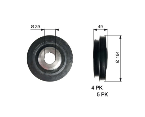 Poulie, vilebrequin DriveAlign®
