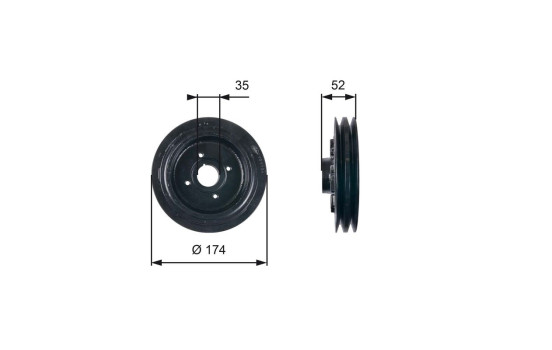 Poulie, vilebrequin DriveAlign®