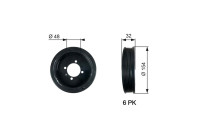 Poulie, vilebrequin DriveAlign®