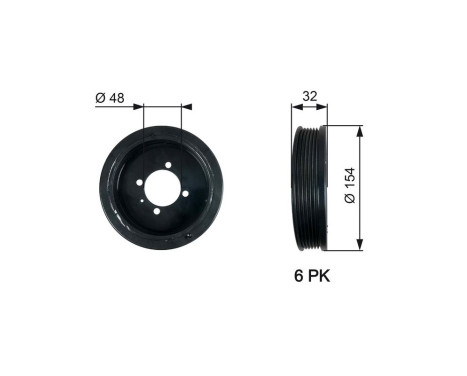 Poulie, vilebrequin DriveAlign®