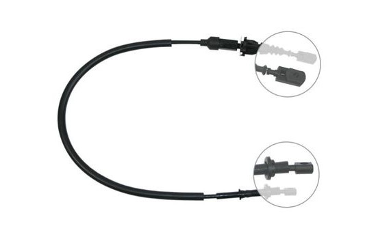 Câble d'accélération K32230 ABS, Image 2