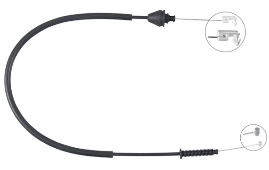 Câble d'accélération K37530 ABS