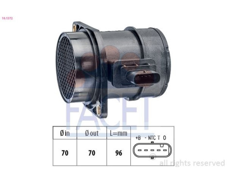 Débitmètre de masse d'air Made in Italy - OE Equivalent