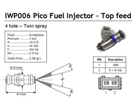 Injecteur/Atomiseur IWP006 Magneti Marelli