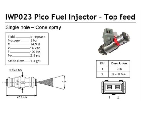 Injecteur/Atomiseur IWP023 Magneti Marelli