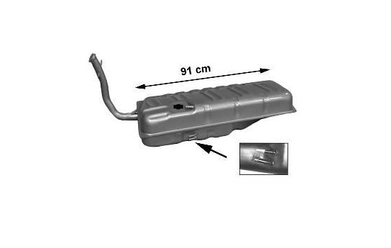 Réservoir de carburant 5820081 Van Wezel