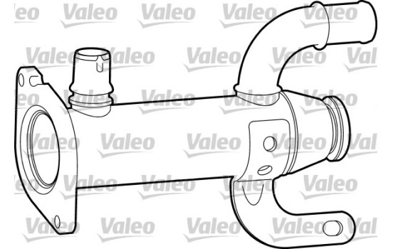 Radiateur, réaspiration des gaz d'échappement ORIGINAL PART 817753 Valeo