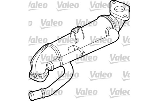Radiateur, réaspiration des gaz d'échappement ORIGINAL PART 817754 Valeo