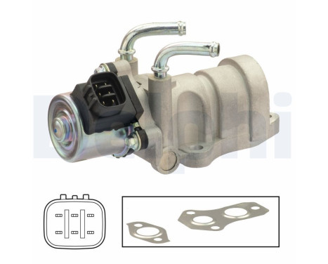 Vanne EGR EG10439-12B1 Delphi
