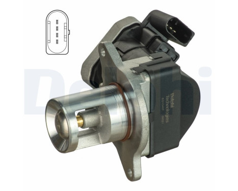 Vanne EGR EG10487-12B1 Delphi