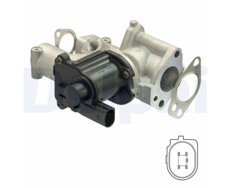 Vanne EGR EG10509-12B1 Delphi