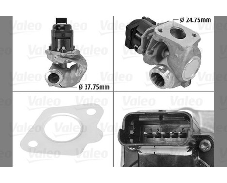 Vanne EGR ORIGINAL PART 700414 Valeo, Image 3