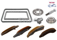 Distribución del juego de cadenas