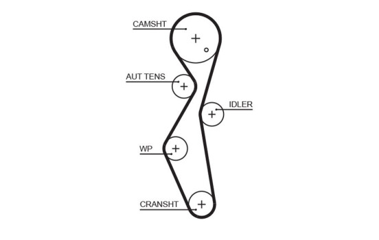 Conjunto bomba de agua + correa de distribución KP25672XS Gates