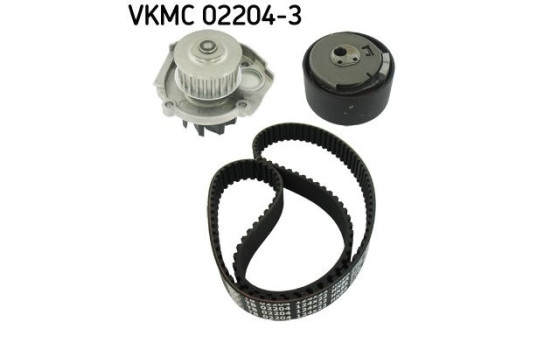 Conjunto bomba de agua + correa de distribución VKMC 02204-3 SKF, Imagen 2