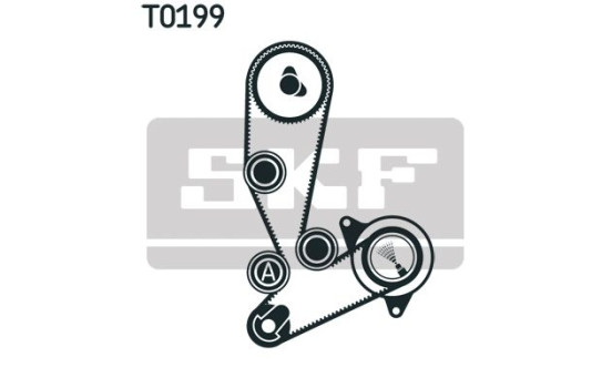 Conjunto bomba de agua + correa de distribución VKMC 02390 SKF, Imagen 4