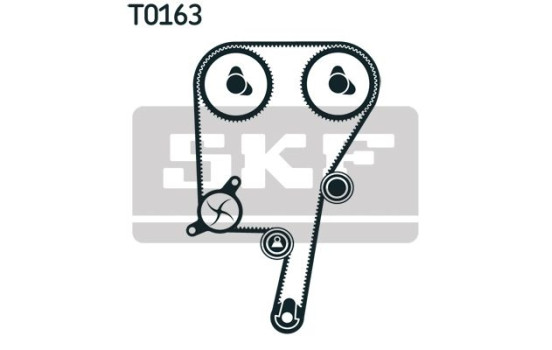 Conjunto bomba de agua + correa de distribución VKMC 06604 SKF, Imagen 4