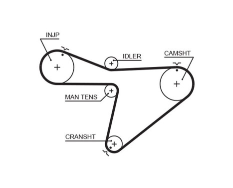 Correa de distribución 5315XS Gates
