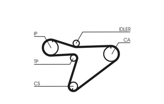 Correa de distribución CT810 Contitech, Imagen 4