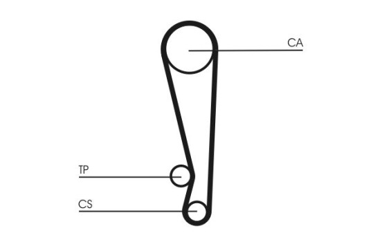 Juego de correas de distribución CT1024K1 Contitech, Imagen 4